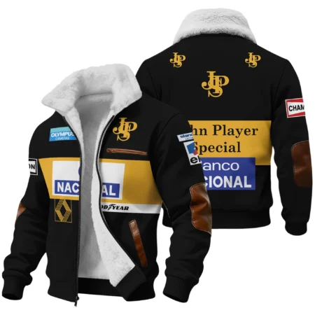1985 Ayrton Senna John Player Special - Lotus F1 Fleece Jacket BL3725A4FJ