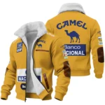 1987 Ayrton Senna Camel Honda F1 Fleece Jacket BL3725A5FJ