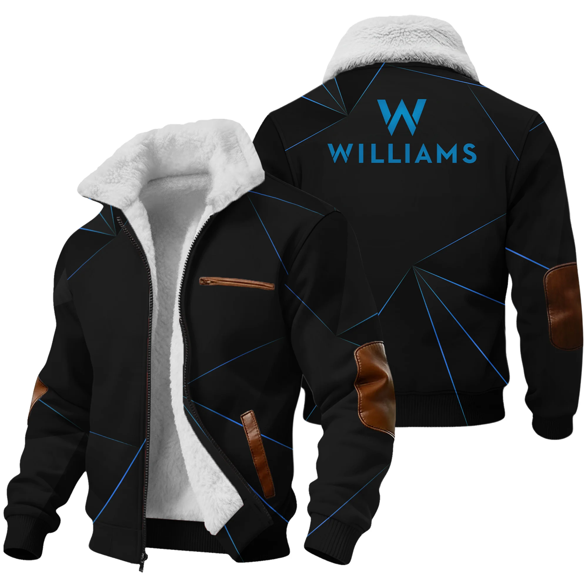 Williams F1 Teamwear Fleece Jacket BL8326A1WILFJ Williams F1 Teamwear Fleece Jacket BL8326A1WILFJ