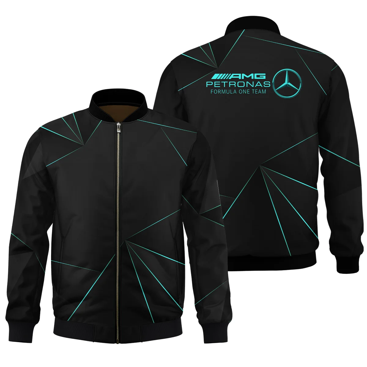 Mercedes F1 Teamwear Bomber BL8326A1MERBB Mercedes F1 Teamwear Bomber BL8326A1MERBB