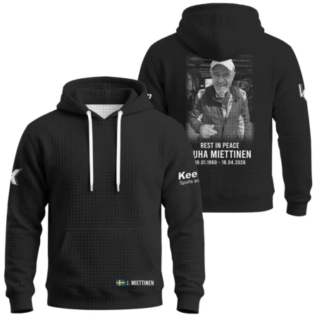 In Loving Memory - Rest In Peace - Juha Miettinen 24hNBR Nurburgring Racing Hoodie Quilted Waffle