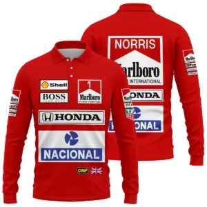 From 1988 to 2026 Lando Norris McLaren F1 Golden Era Zipper Hoodie BLNR3426A1ZHD