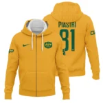 Australia Match Home 2026/27Jersey x Oscar Piastri Formula 1 Zipper Hoodie BLOP17426A2ZHD