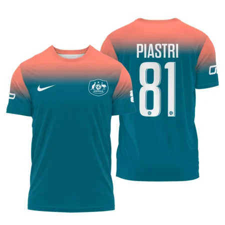 Australia Match Away 2026/27Jersey x Oscar Piastri Formula 1 T-Shirt BLOP17426A1TS
