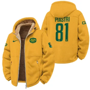 Australia Match Home 2026/27Jersey x Oscar Piastri Formula 1 Quarter Zip Sweatshirt BLOP17426A2QZS