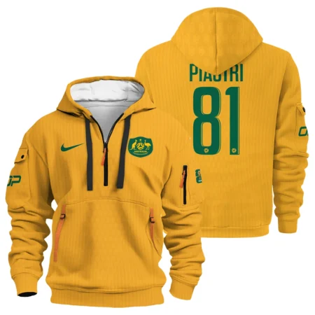 Australia Match Home 2026/27Jersey x Oscar Piastri Formula 1 Hoodie Half Zip BLOP17426A2HDF