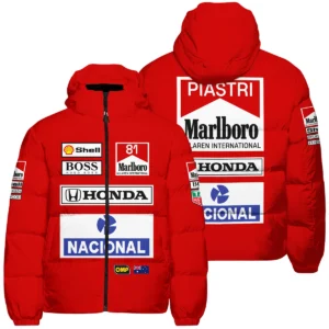 From 1988 to 2026 Oscar Piastri McLaren F1 Golden Era Winter Fleece Jacket BLOP3426A1WFJ