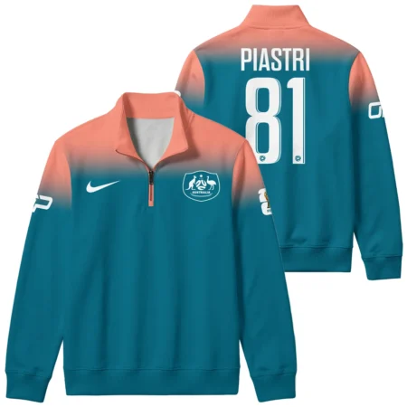 Australia Match Away 2026/27Jersey x Oscar Piastri Formula 1 Quarter Zip Sweatshirt BLOP17426A1QZS